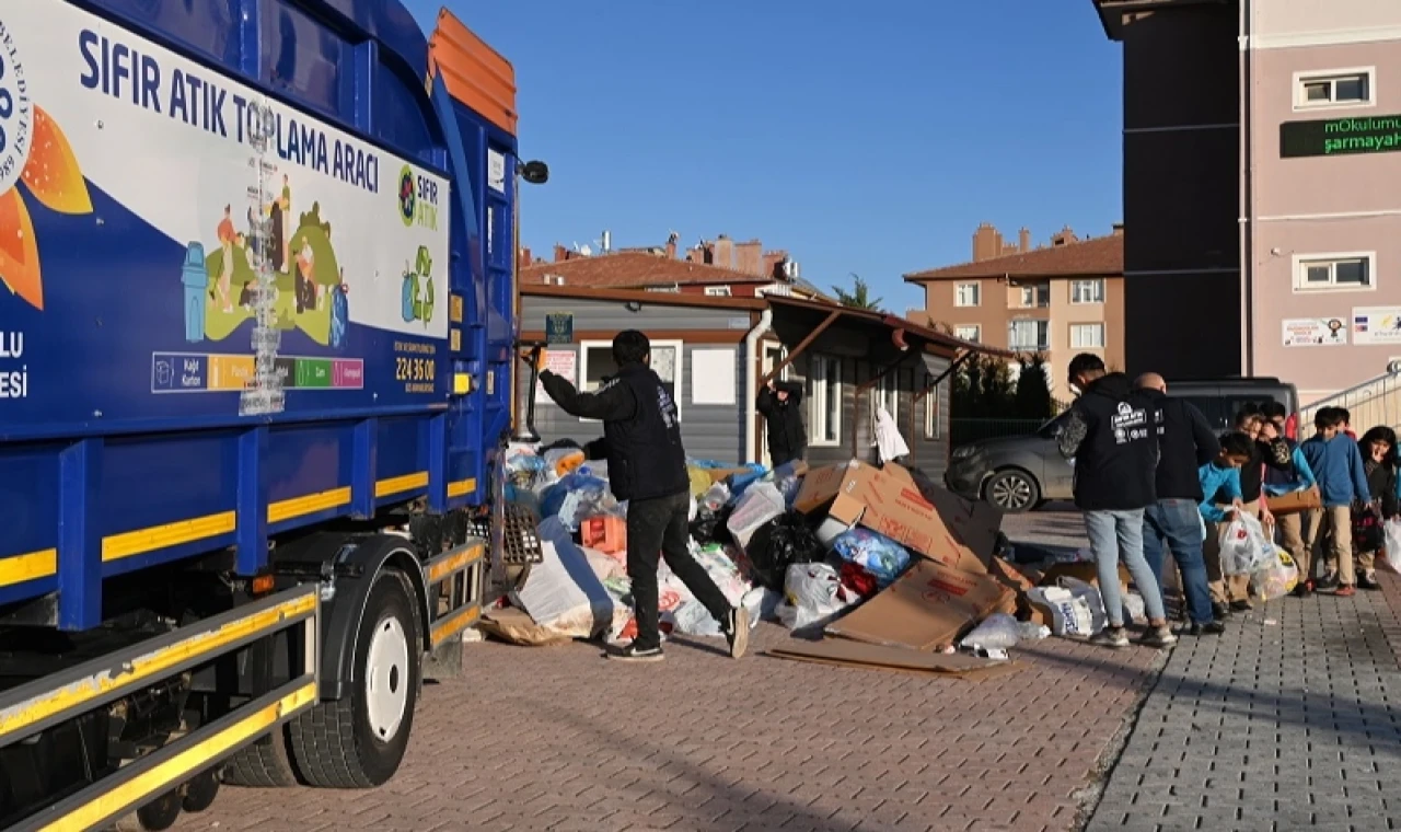 Konya Selçuklu’da okullar sıfır atık için yarıştı... 222 bin kilo atık toplandı